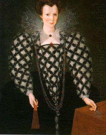 Portrait of Mary Rogers: Lady Harrington dfg, GHEERAERTS, Marcus the Younger